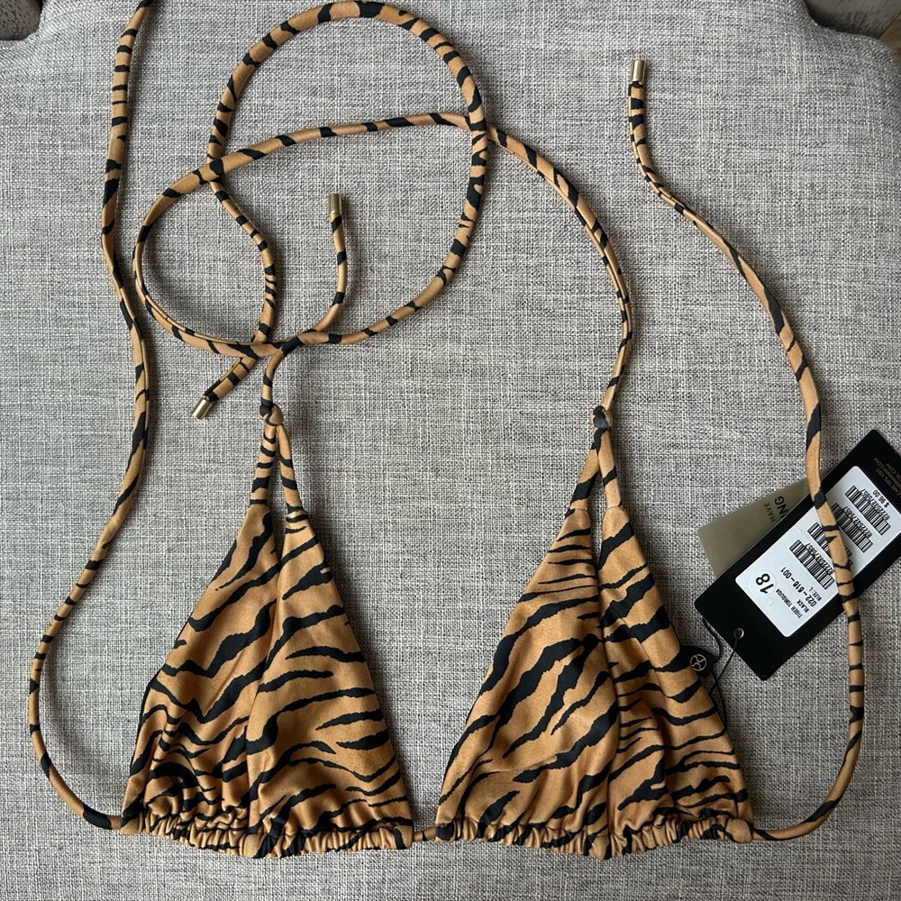Vix Tiger Triangle Bikini Top - Picture 2 of 4